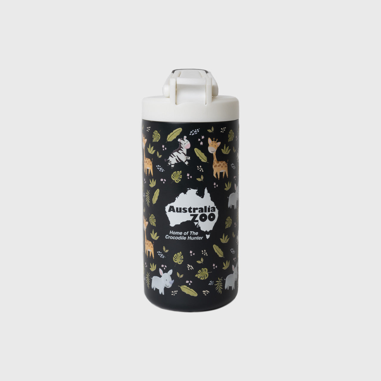 Safari Black Insulated Drink Bottle