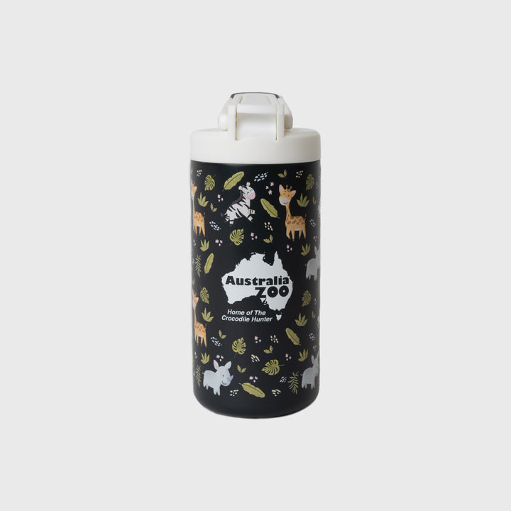 Safari Black Insulated Drink Bottle