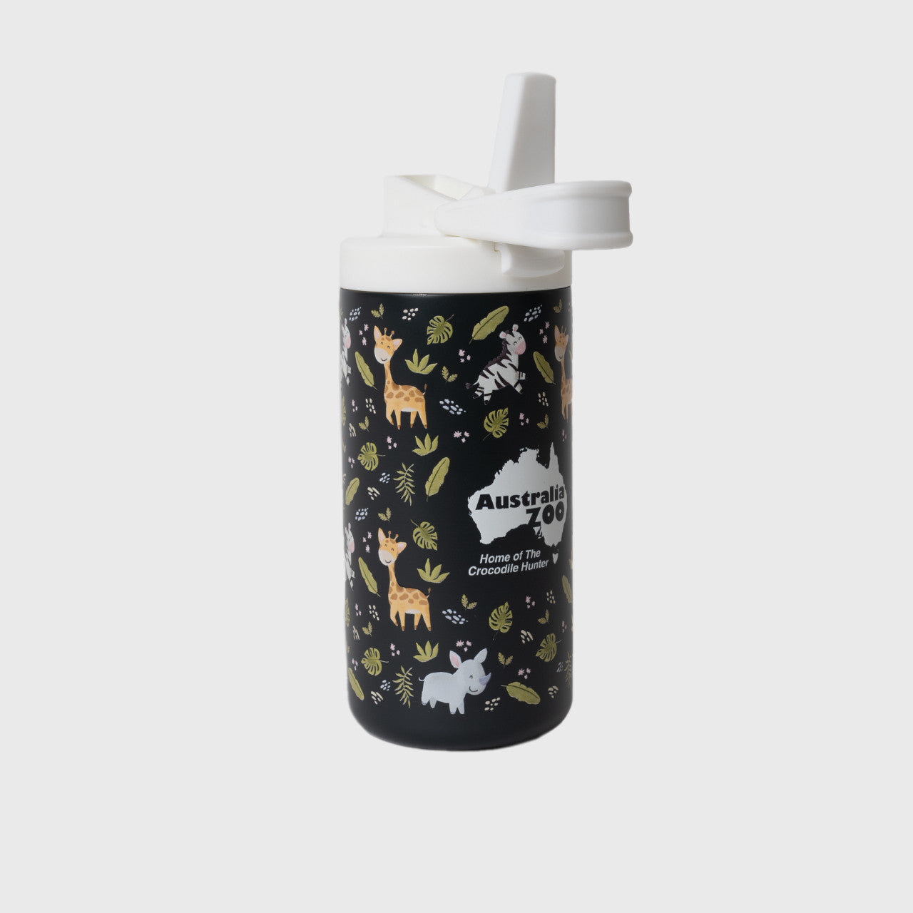 Safari Black Insulated Drink Bottle