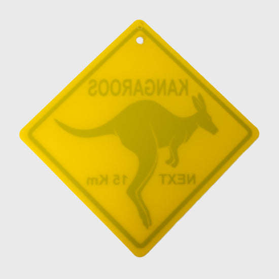 Medium Kangaroo Road Sign