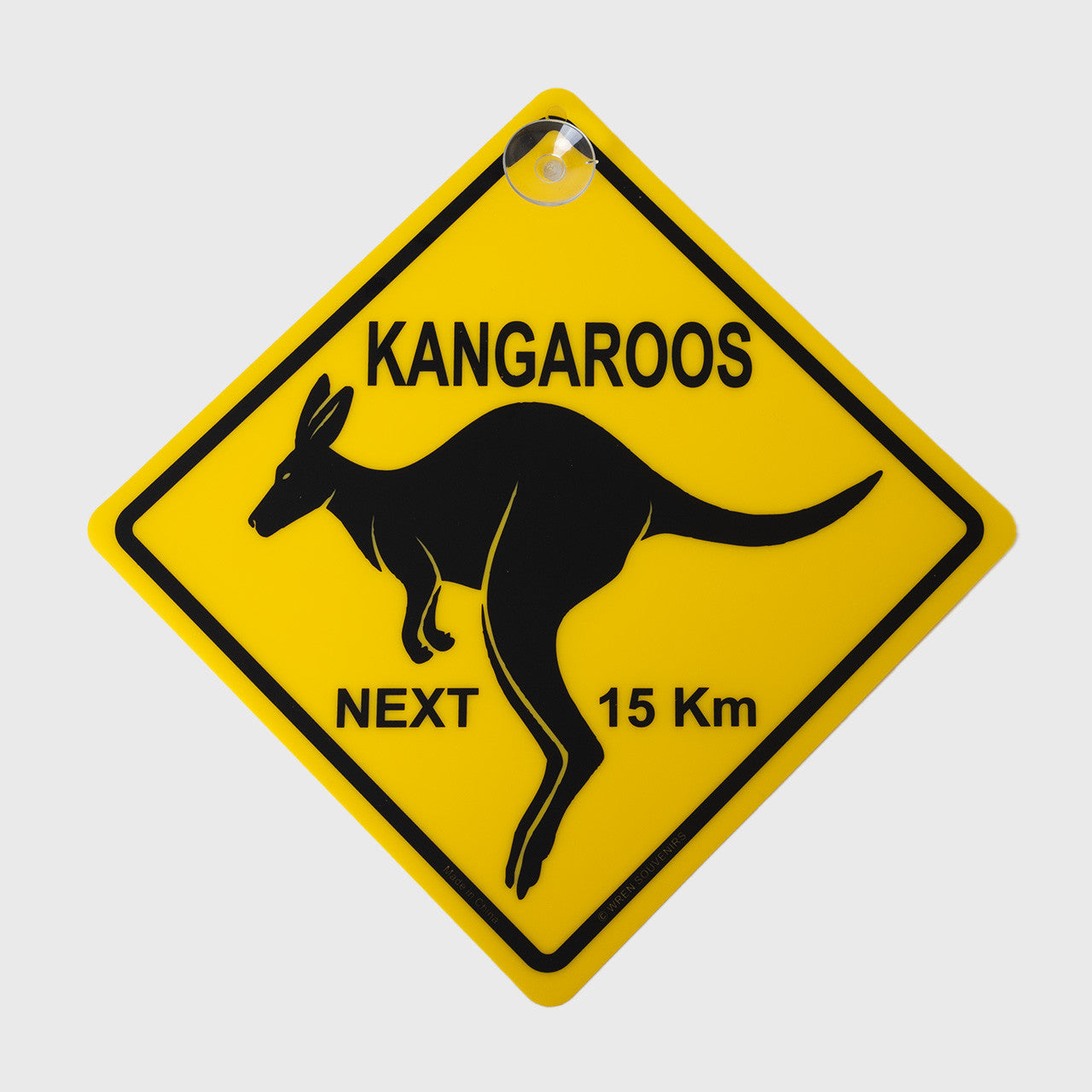 Medium Kangaroo Road Sign
