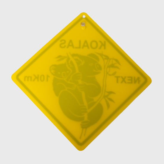 Medium Koala Road Sign