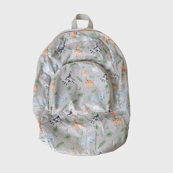 Safari Khaki Fold Up Backpack
