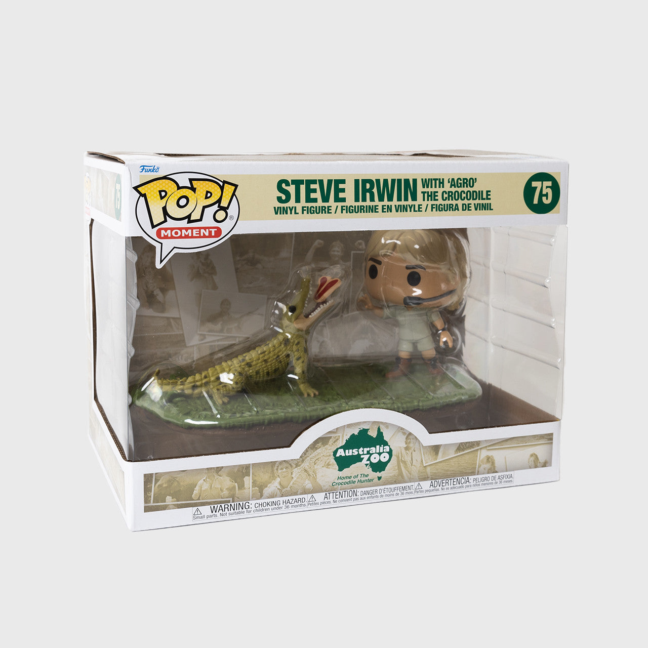 Steve Irwin with Agro Pop! Moment