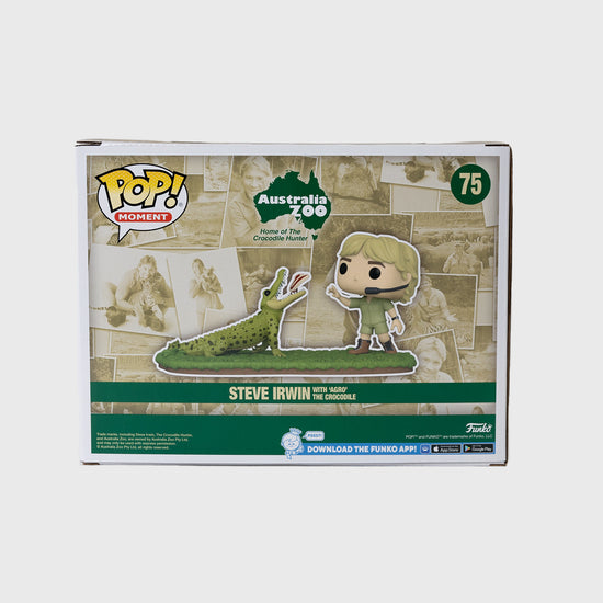 Steve Irwin with Agro Pop! Moment