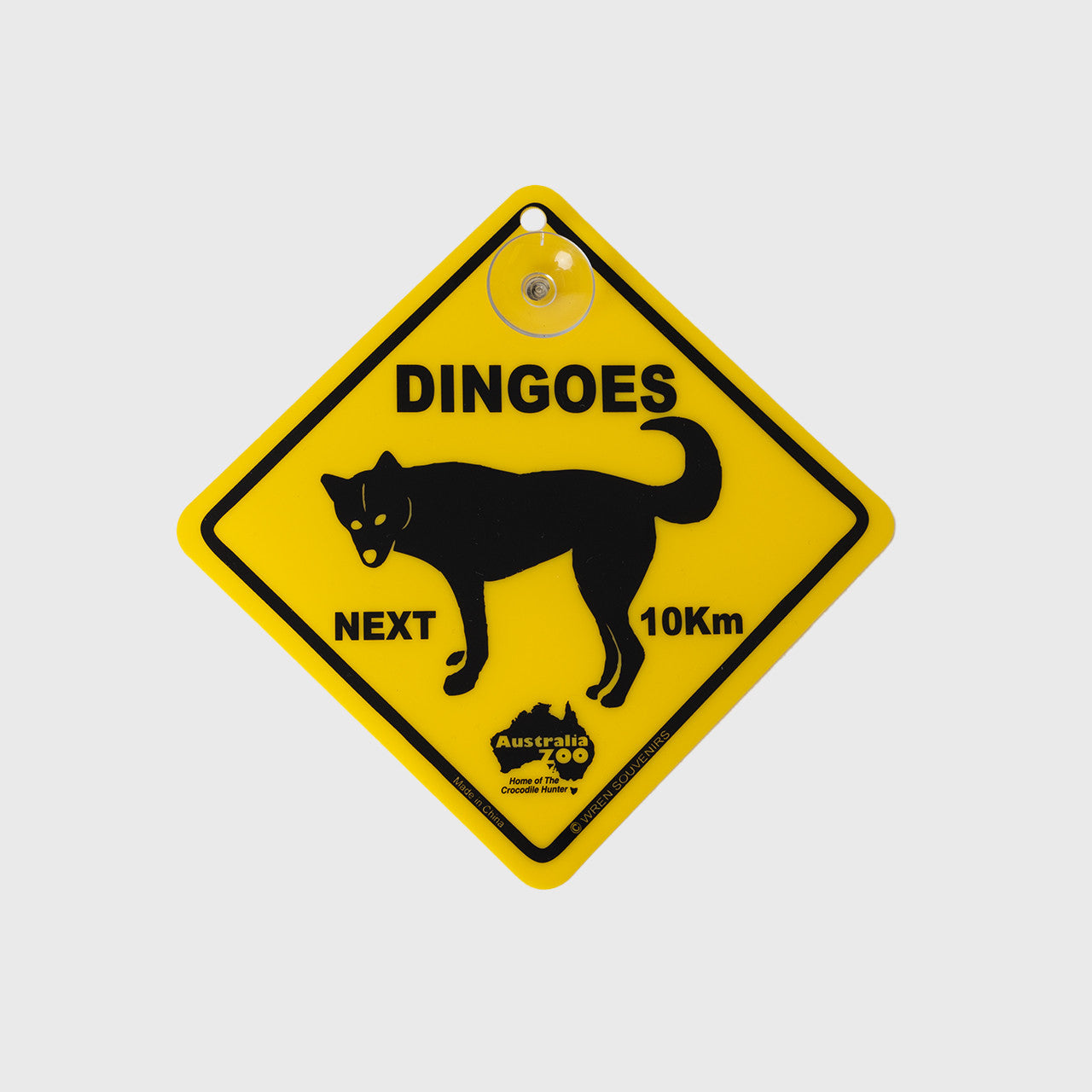 Small Dingo Road Sign