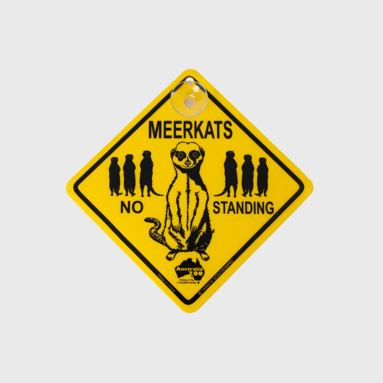 Small Meerkat Road Sign