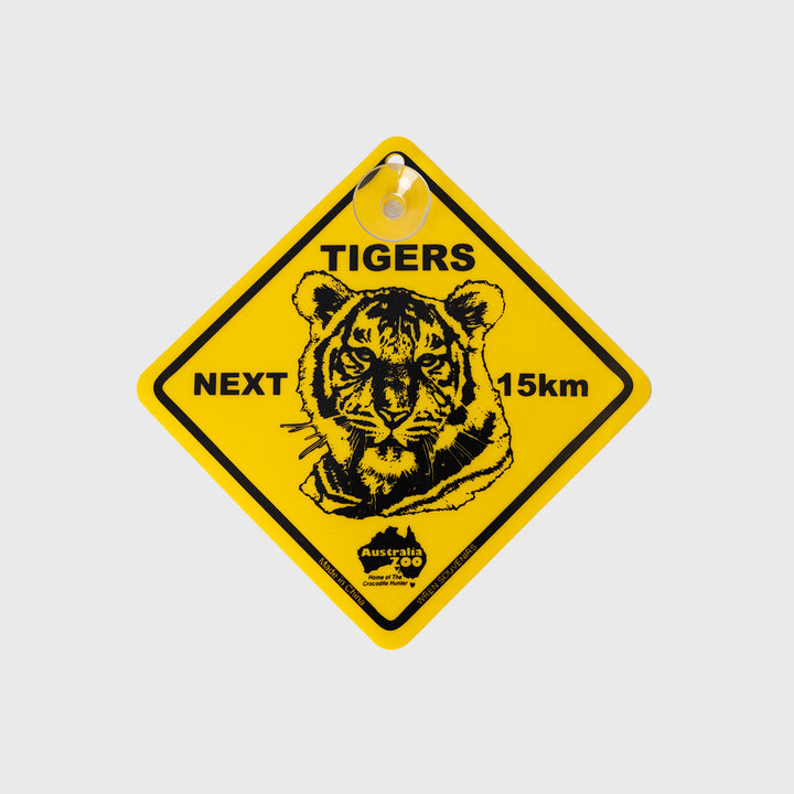 Small Tiger Road Sign