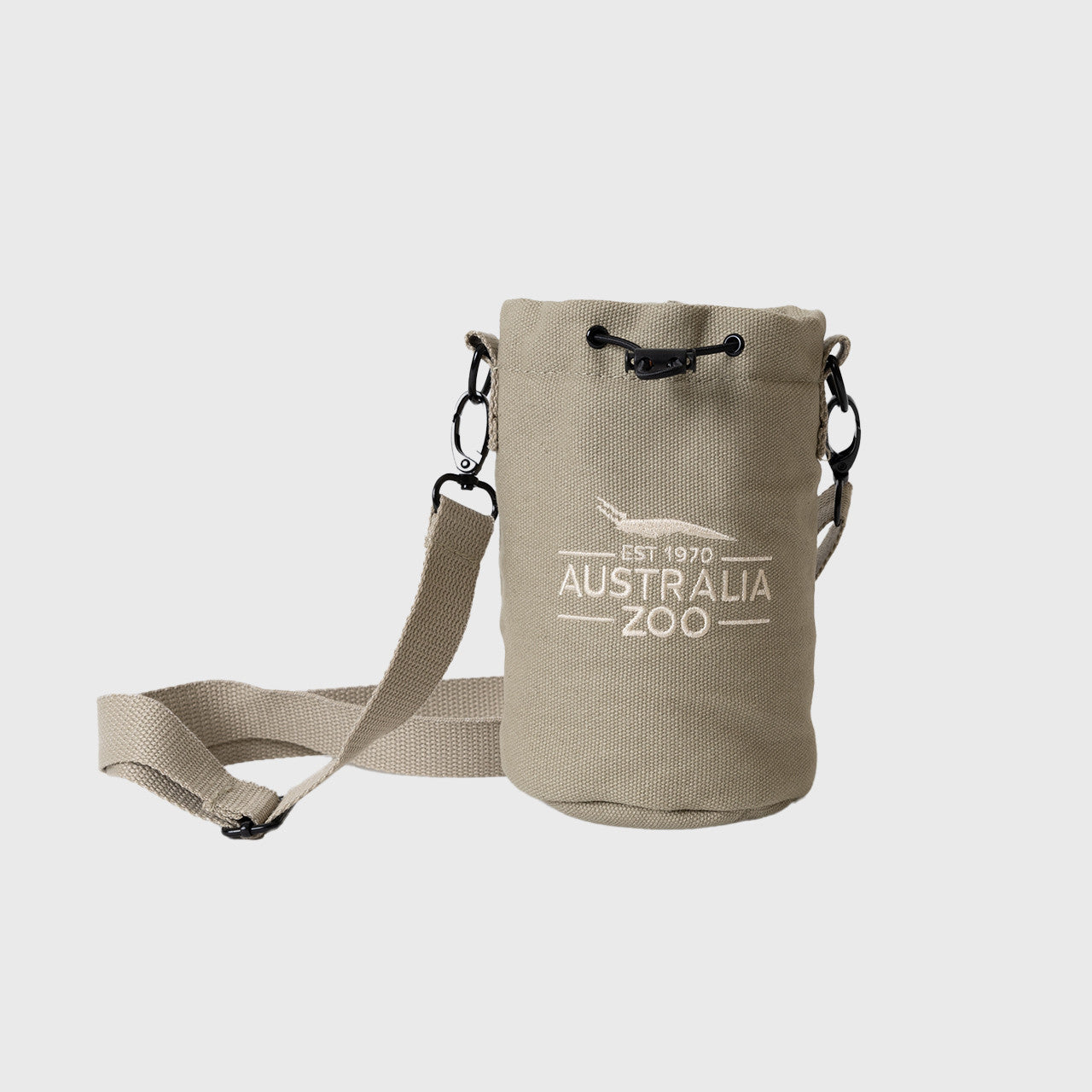 Established 1970 Khaki Drink Bottle Holder