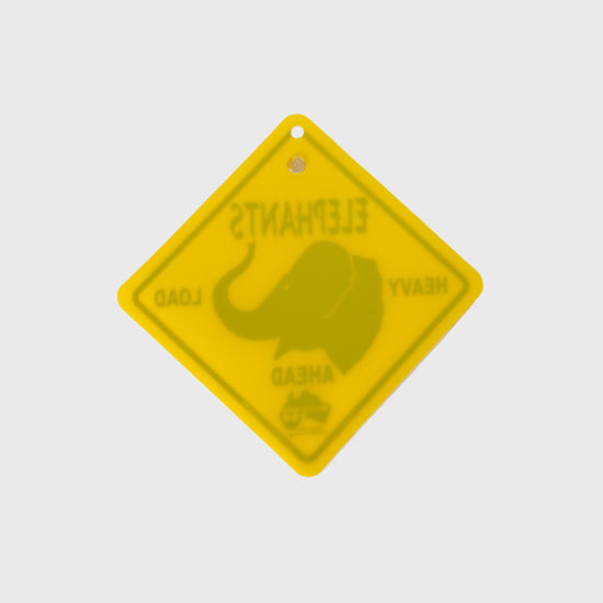 Small Elephant Road Sign