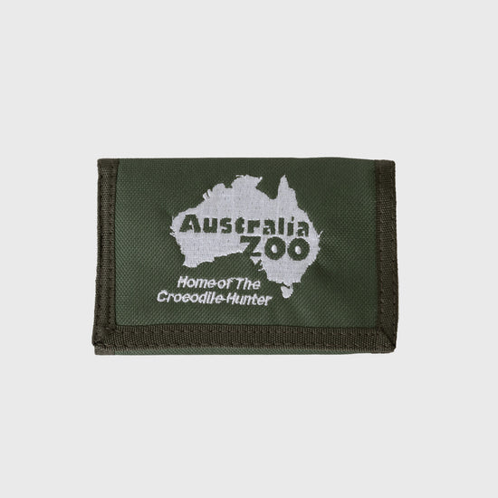 Australia Zoo Map Surf Wallet