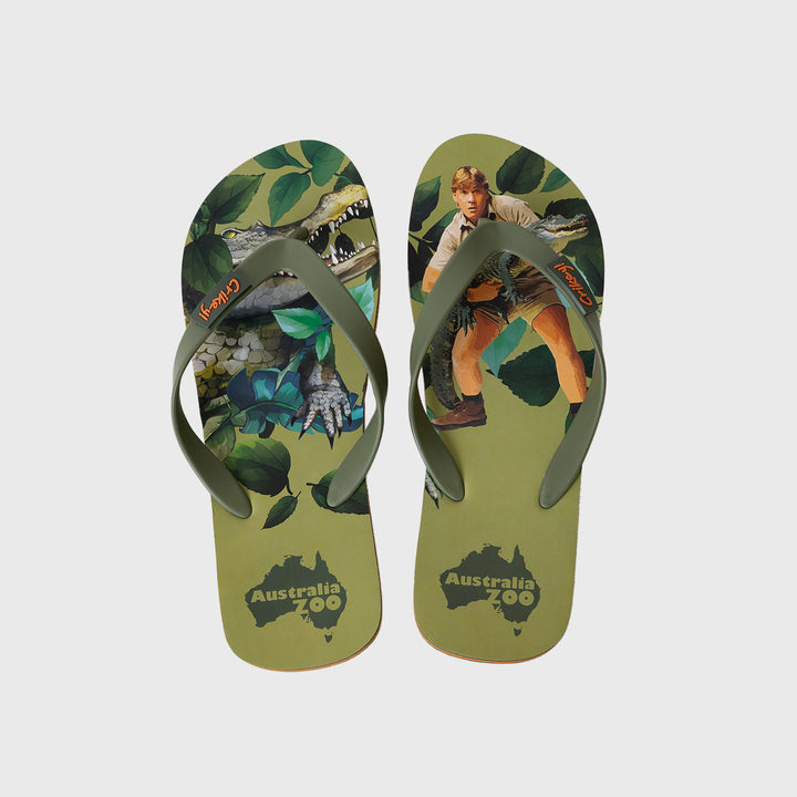 Croc Hunter Crikey Thongs