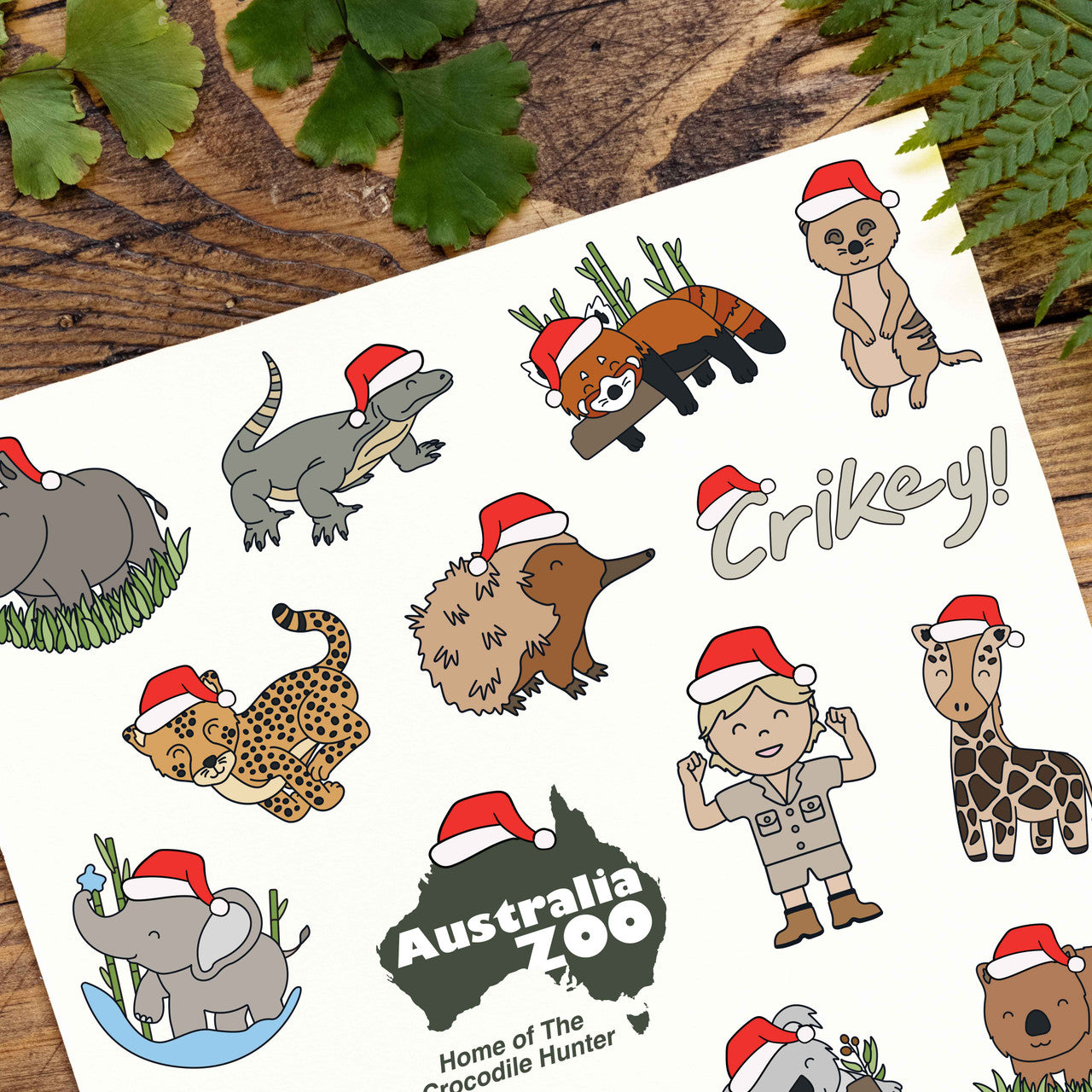 Azoo Xmas Sticker Sheet