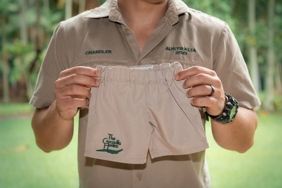 Crocodile Hunter Baby Khaki Shorts