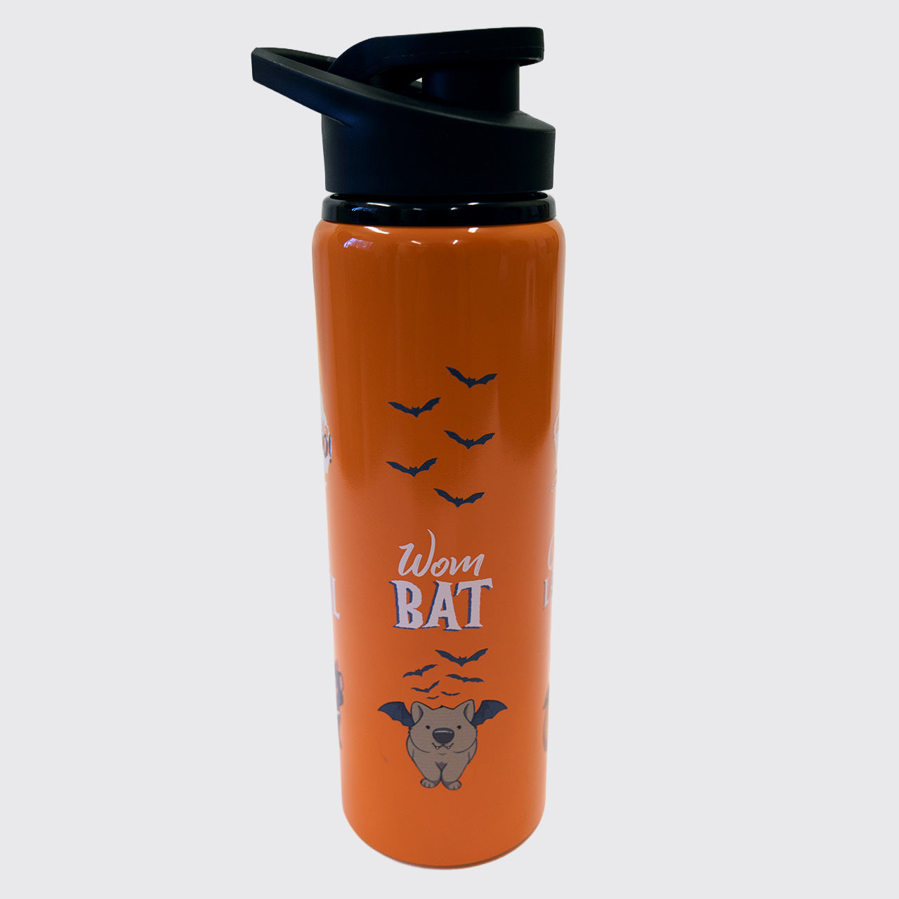 Halloween Orange Flip Top Water Bottle