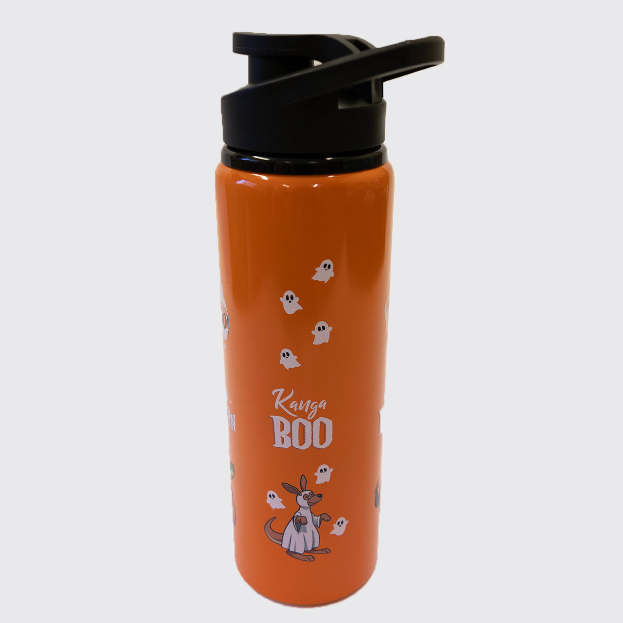 Halloween Orange Flip Top Water Bottle