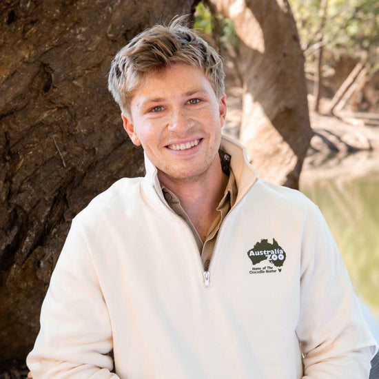 Cream Half Zip Jumper