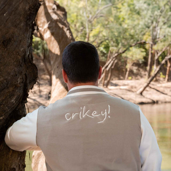 Khaki Varsity Jacket