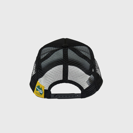 Believe In Your Strength Black Trucker Cap