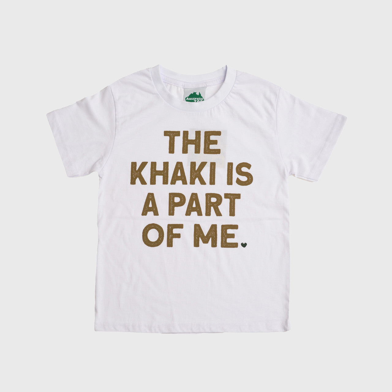 The Khaki Is A Part Of Me White Tshirt