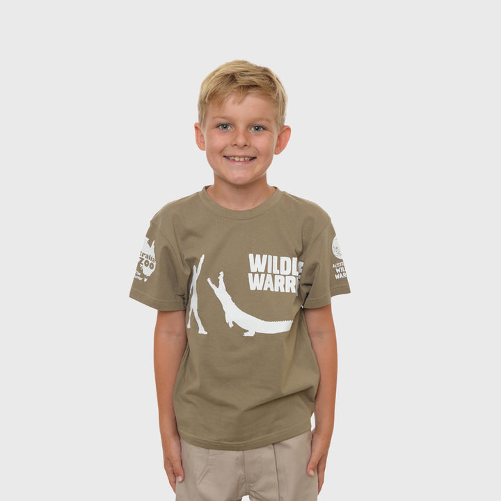 Wildlife Warrior Khaki Child Tshirt