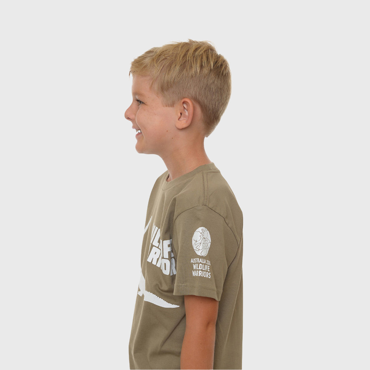 Wildlife Warrior Khaki Child Tshirt