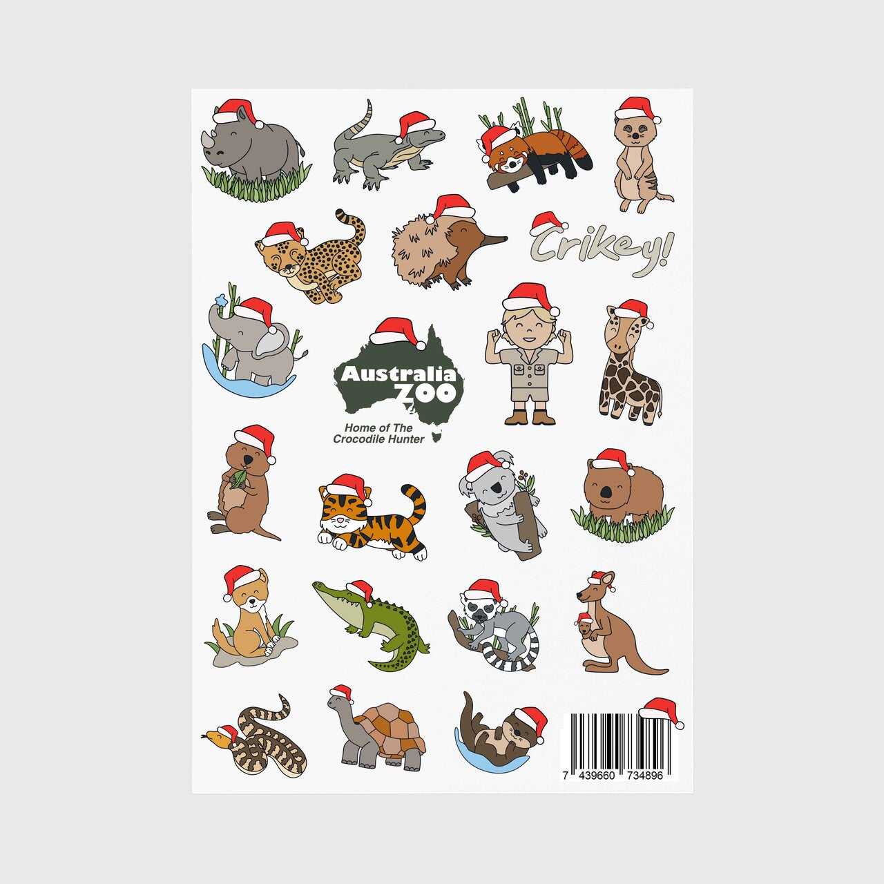 Azoo Xmas Sticker Sheet