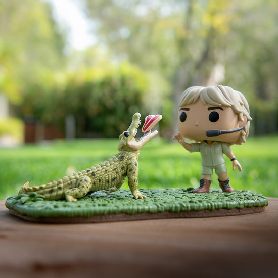 Steve Irwin with Agro Pop! Moment