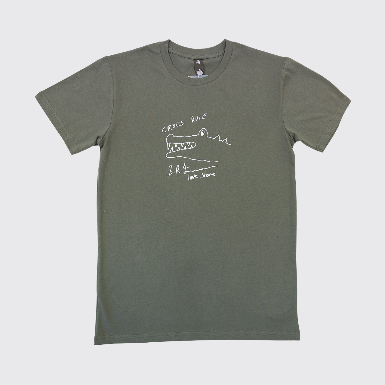 Crocs Rule Drawing Charcoal Tshirt