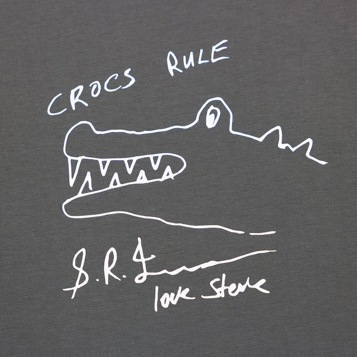 Crocs Rule Drawing Charcoal Tshirt