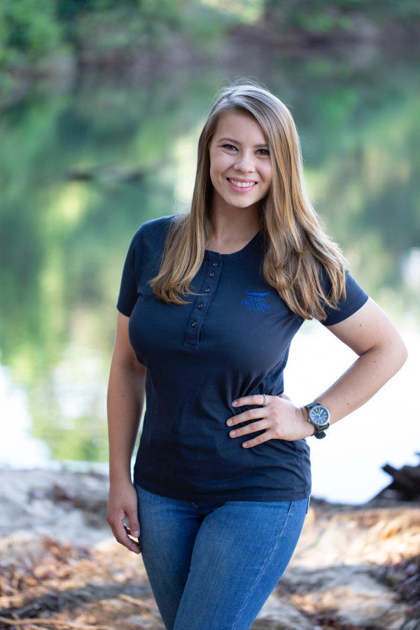 Terri's Crocodile Collection Henley Shirt