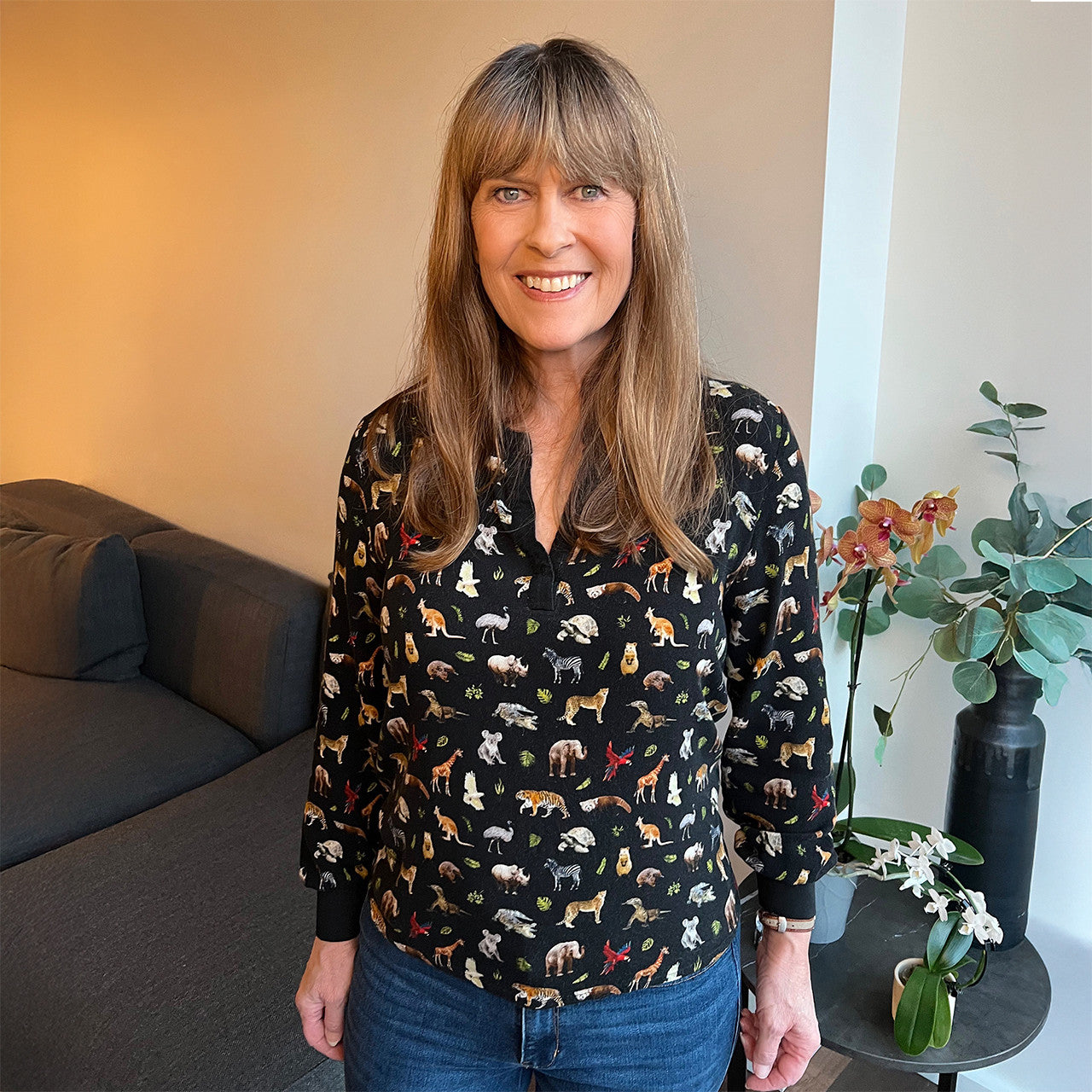 Terri's Animal Blouse