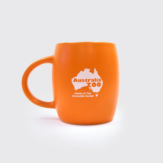 Tiger Orange Sand Blasted Mug
