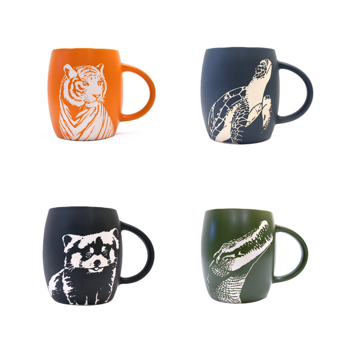 Sand Blasted Mugs Bundle